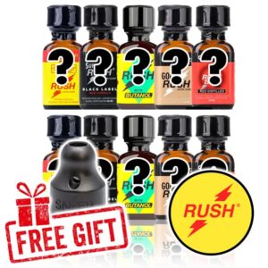 Rush Party Pack 10 x 24ml + Gratis XTRM SNFFR