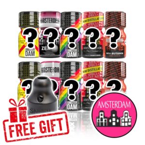 Amsterdam Party Pack 10 x 10ml + Gratis XTRM SNFFR